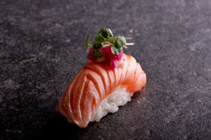 Billede af Flammegrillet laks - Nigiri Special