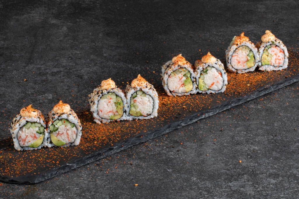 Spicy california uramaki