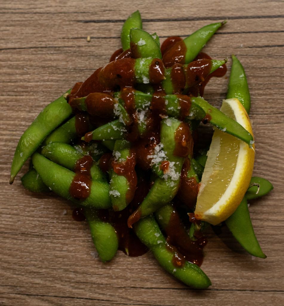 Billede af Spicy edamame