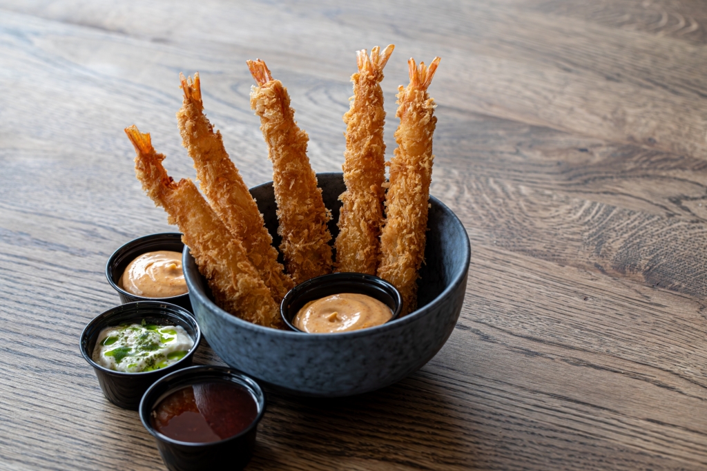 Billede af 3 stk. Tempura rejer
