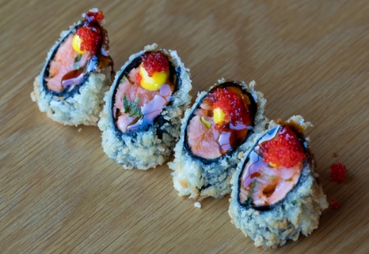 Billede af 4 pcs. Salmon Katzu Maki